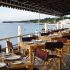 Halyard waterfront deck outdoor dining