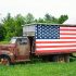 Treiber farms American flag truck