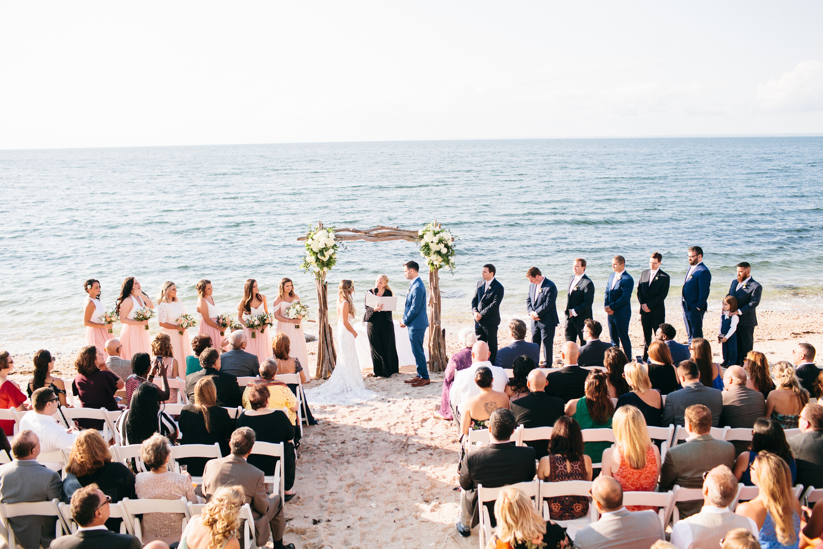 Wedding ceremony on beach
