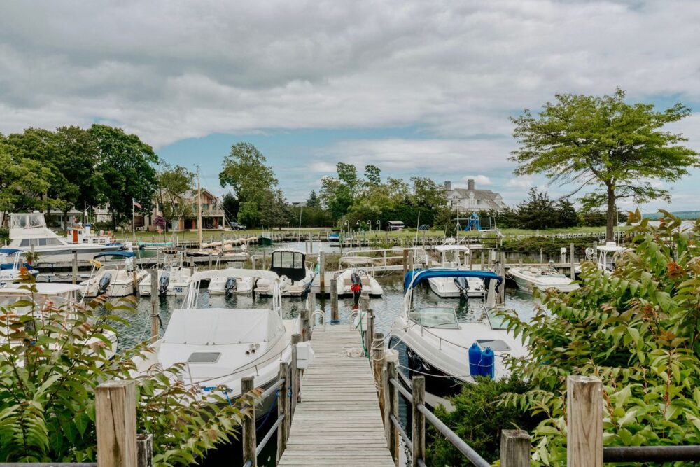 boats at pier