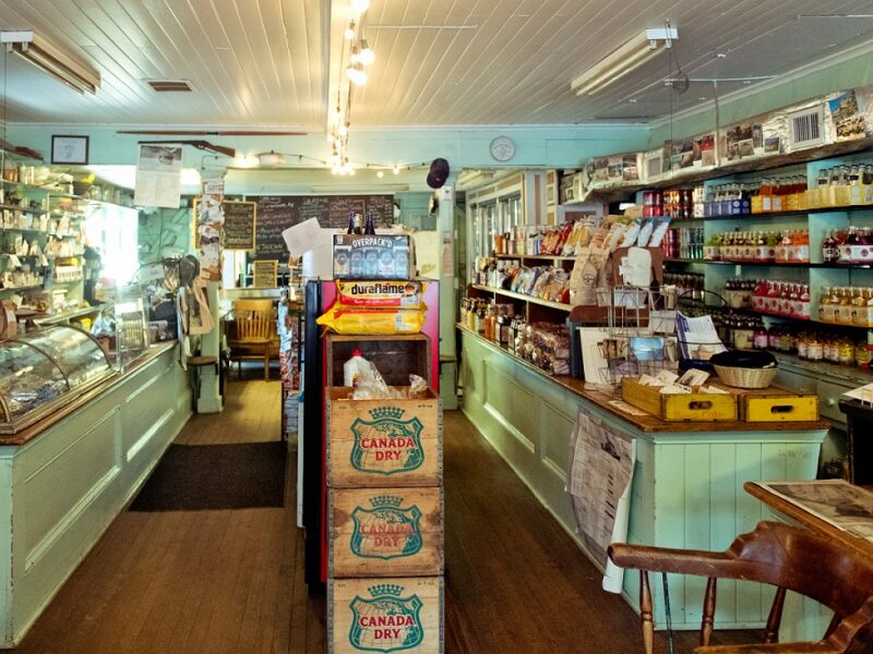 shopping at old maritime general store